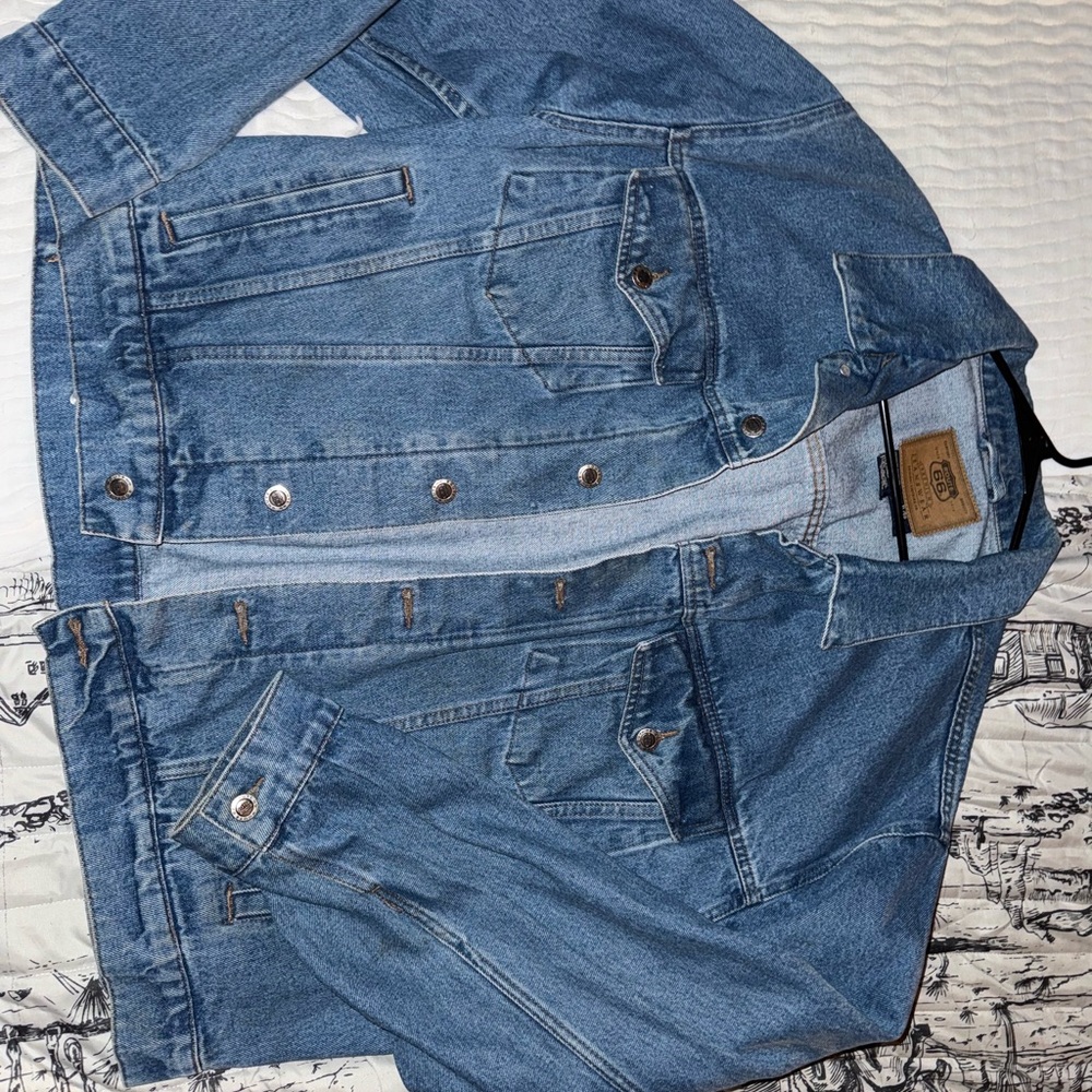 Route 66 Classic Blue Jean Jacket